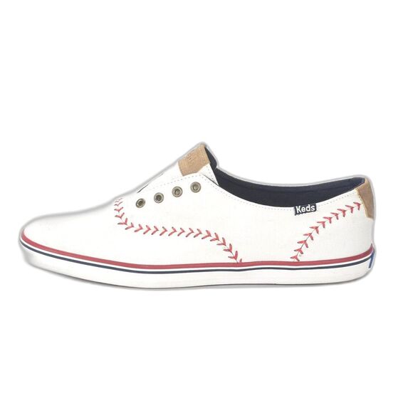 Keds Canvas Champion Pennant Baseball MLB Stitch Sneaker Size 8 - Picture 1 of 5